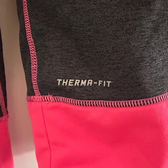 Nike Charcoal & Pink Pullover Sz M - Picture 5 of 6